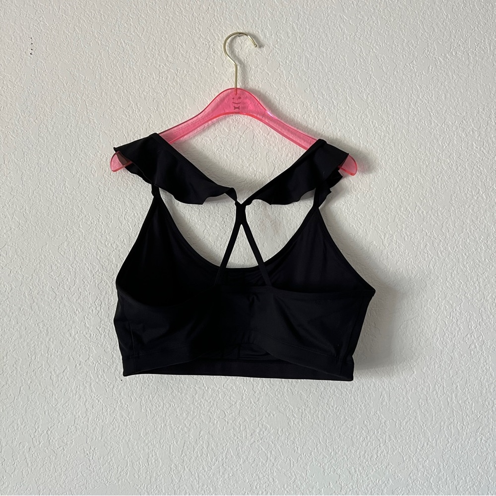 NWOT JoyLab Ruffle Racerback Sports Bra Size XL - Picture 2 of 5